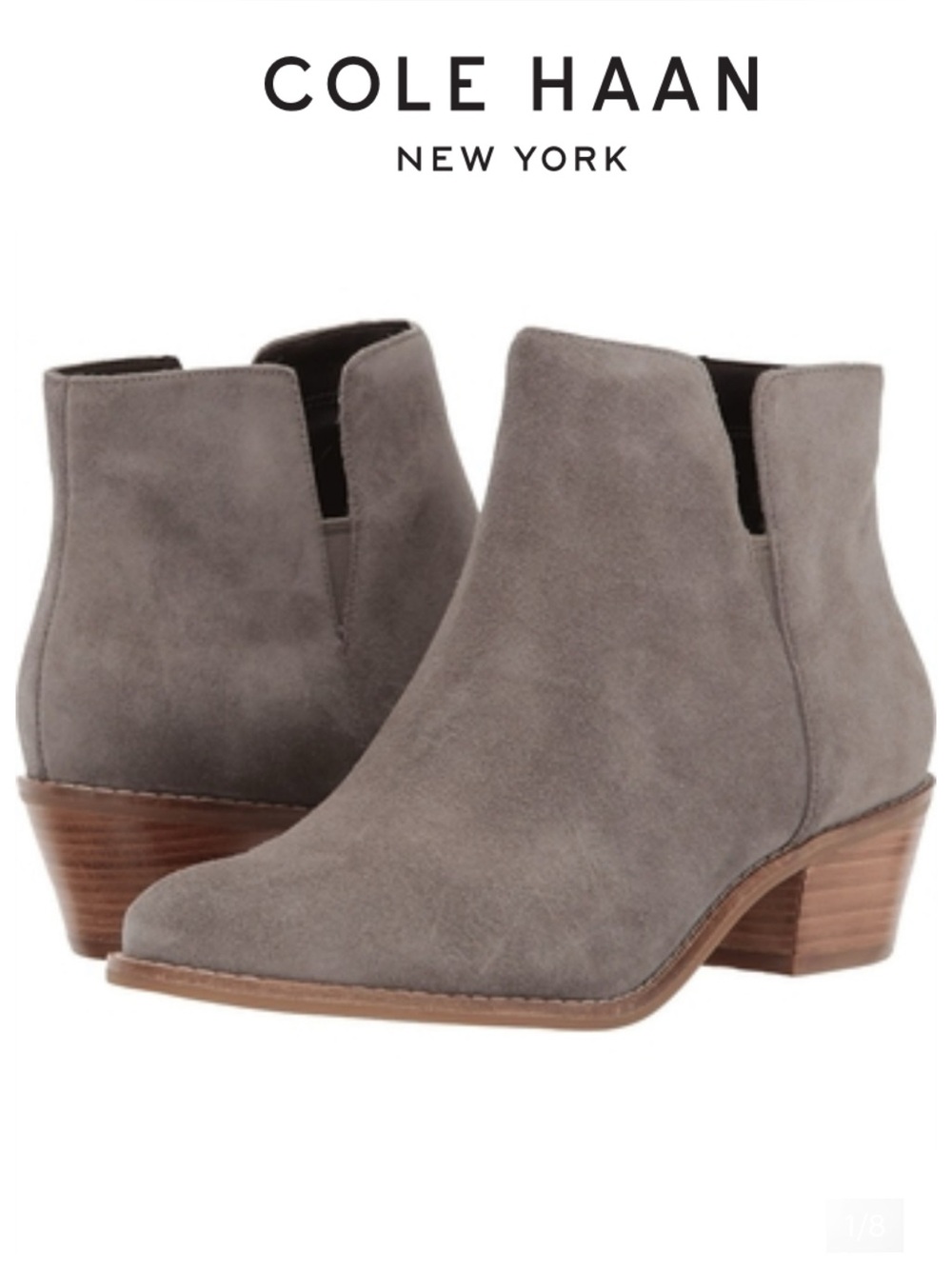 COLE HAAN Suede Bootie